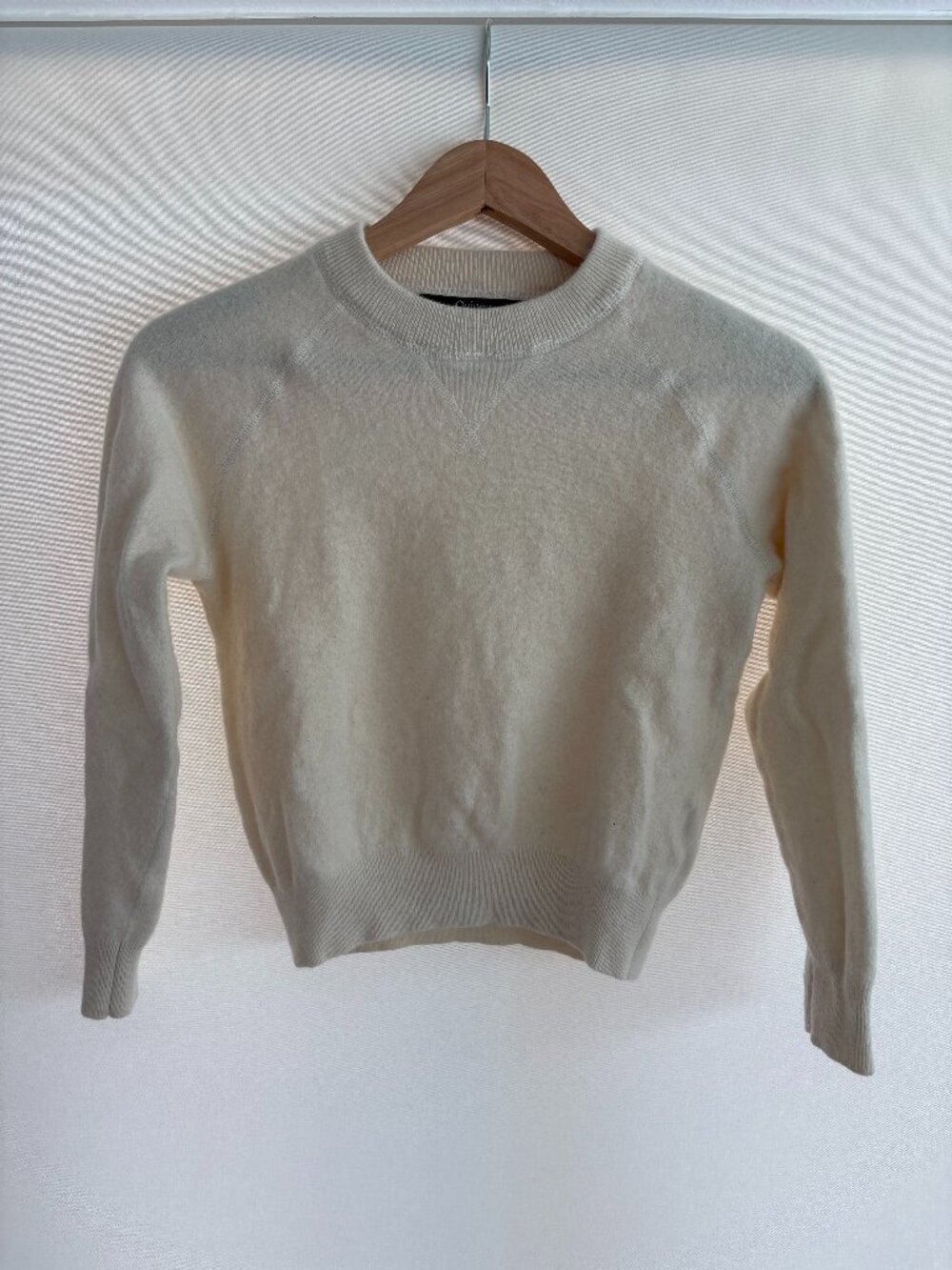Quince Mongolian Shrunken Cashmere Sweatshirt Size XS